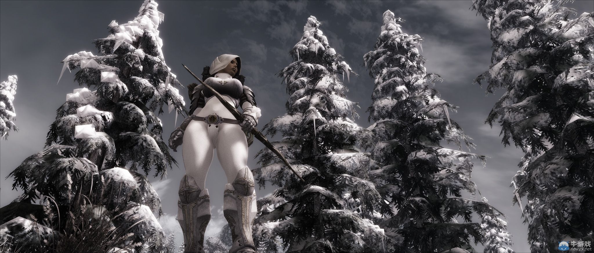 《上古卷軸5：天際》MOD美女圖：色彩艷麗引人遐想