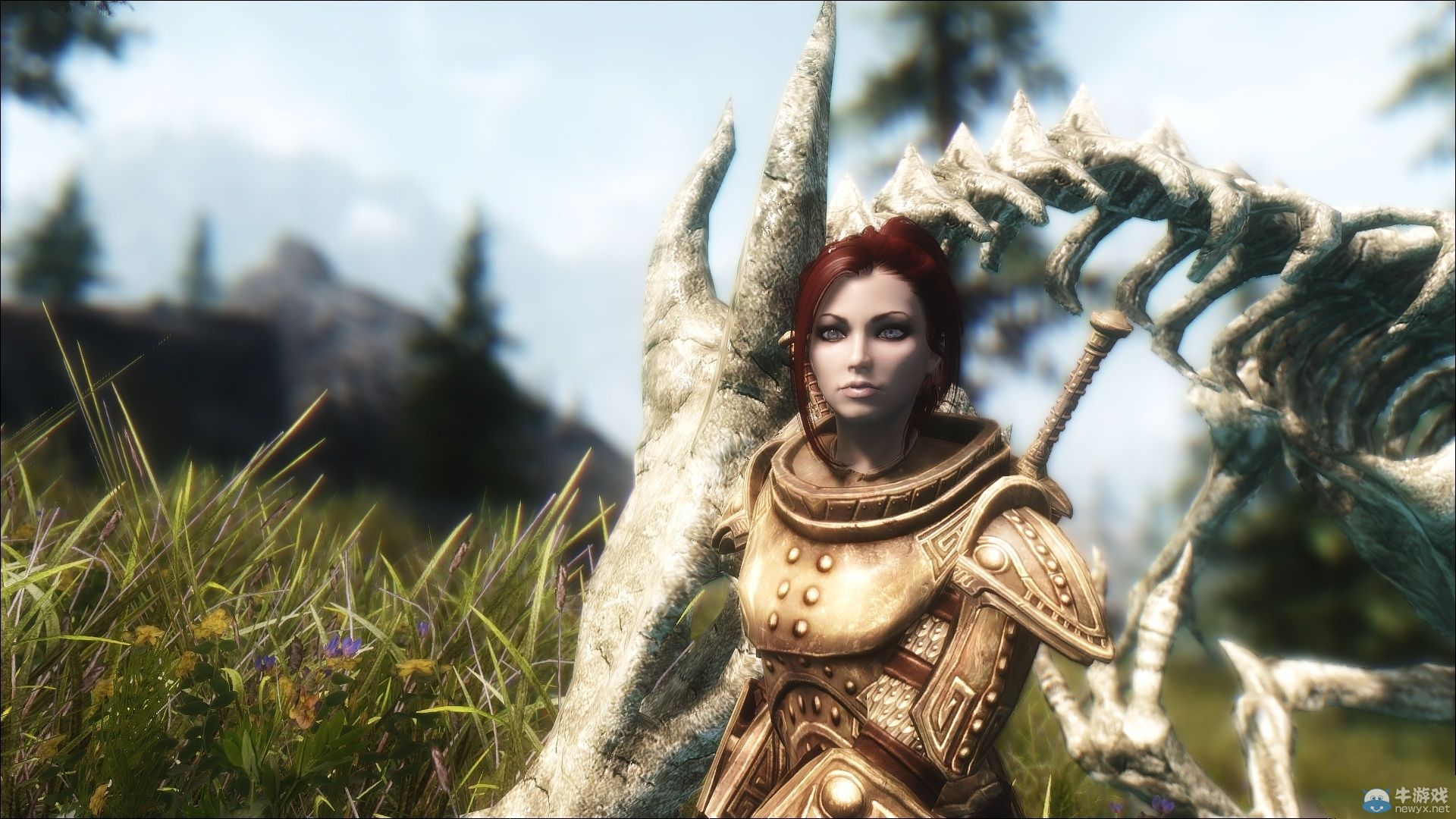 《上古卷軸5：天際》MOD美女圖：色彩艷麗引人遐想