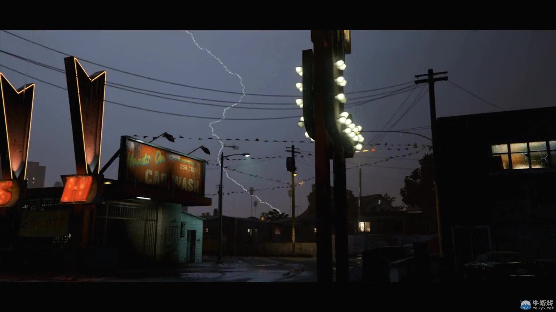 《俠盜獵車手5》（GTA5）夜幕下的罪惡都市：黑絲站街女浪情四溢