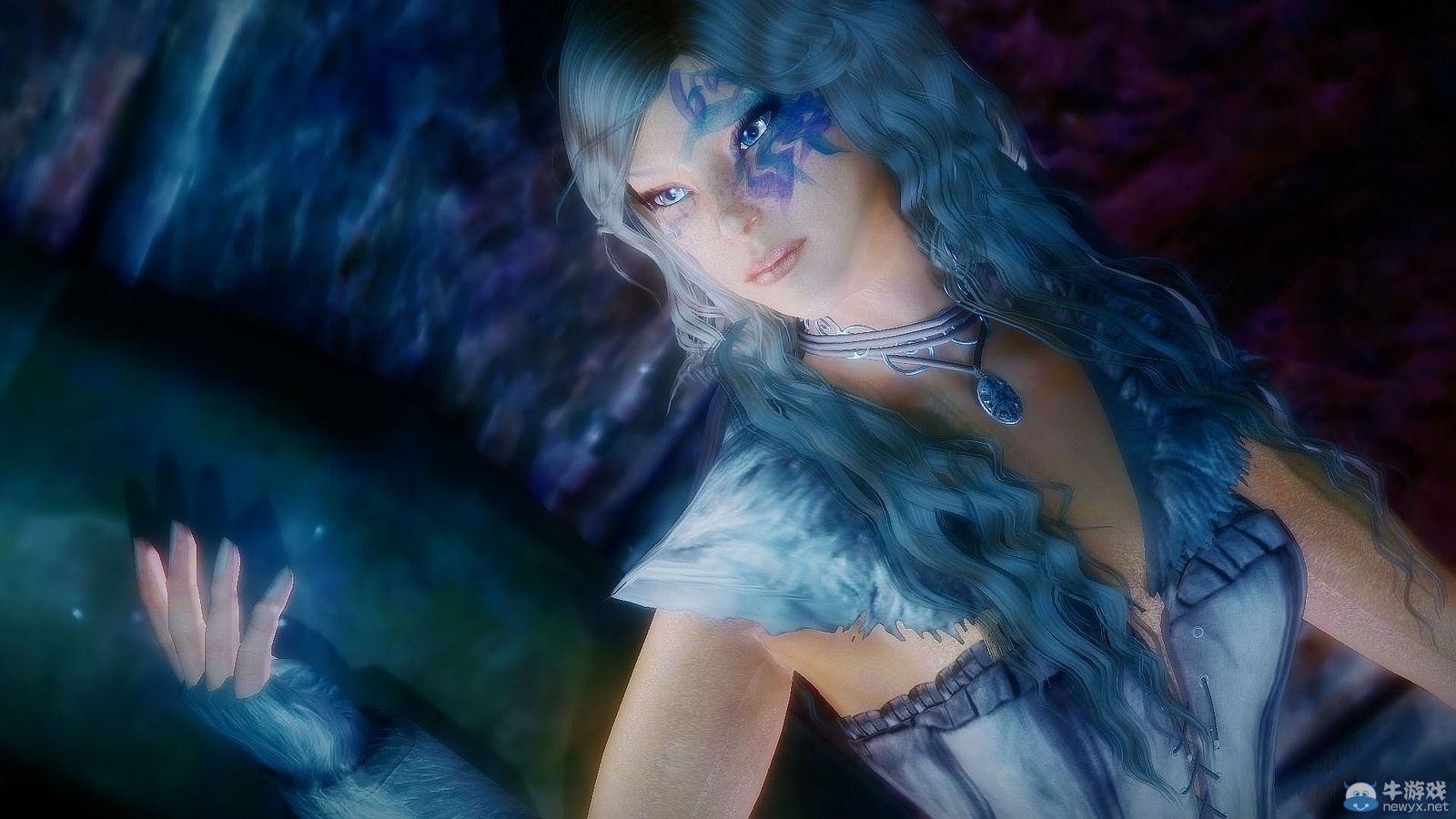 《上古卷軸5：天際》MOD美女圖：色彩艷麗引人遐想