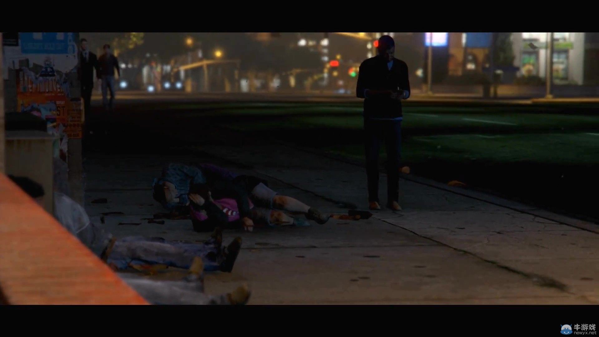 《俠盜獵車手5》（GTA5）夜幕下的罪惡都市：黑絲站街女浪情四溢