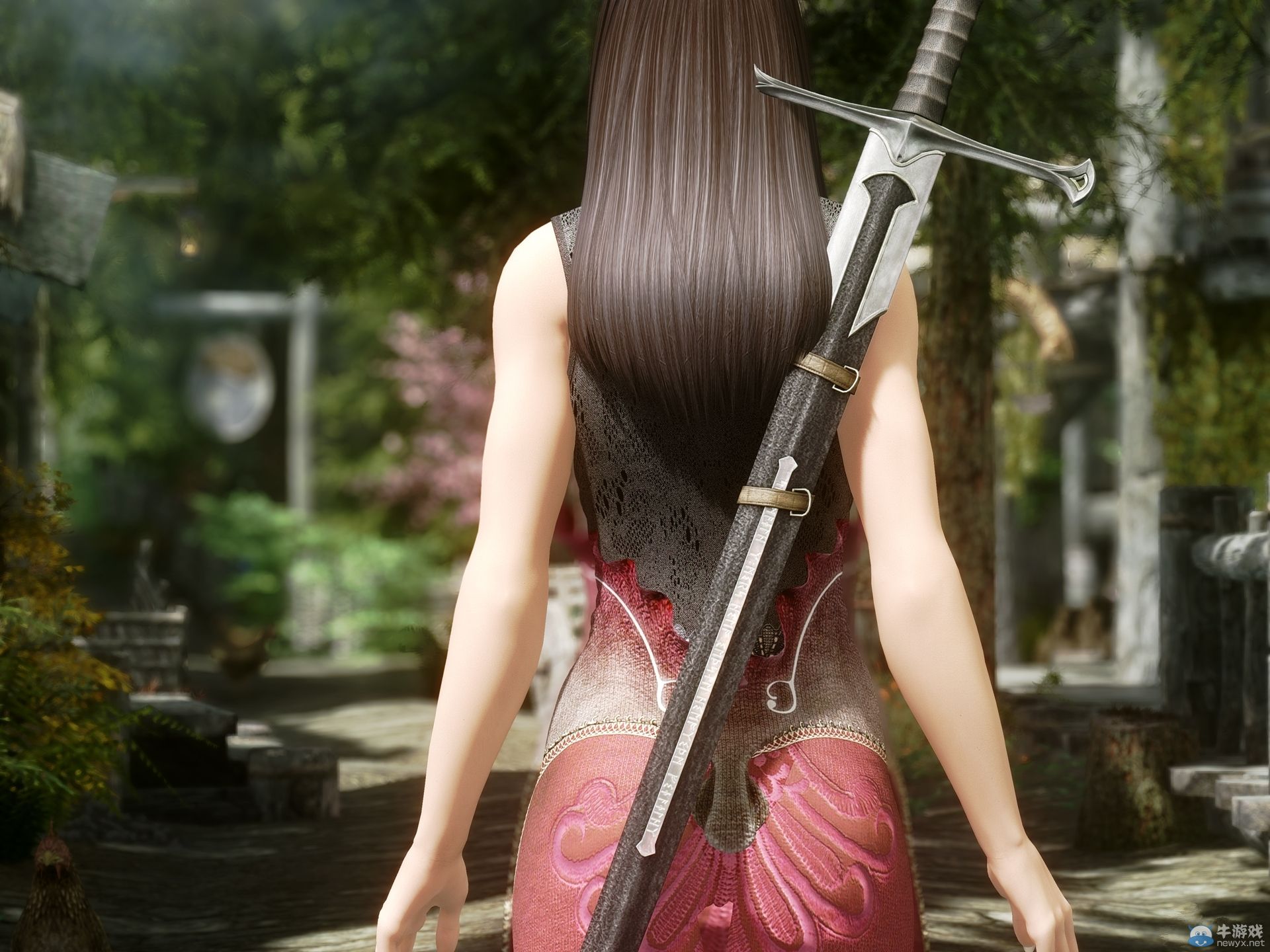 《上古卷軸5：天際》MOD美女圖：色彩艷麗引人遐想