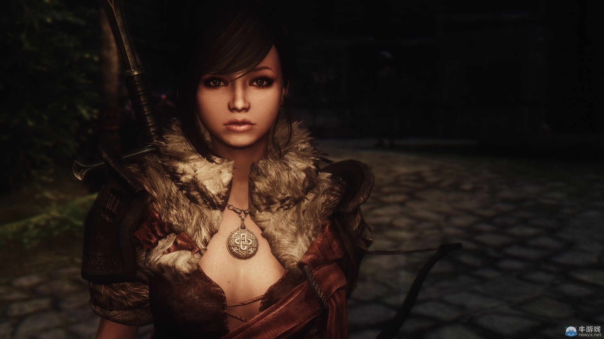 《上古卷軸5：天際》MOD美女圖：色彩艷麗引人遐想