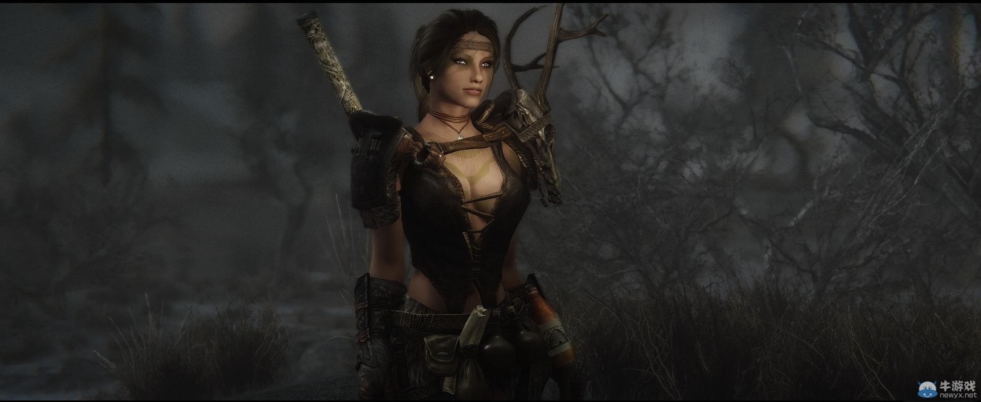 《上古卷軸5：天際》MOD美女圖：色彩艷麗引人遐想