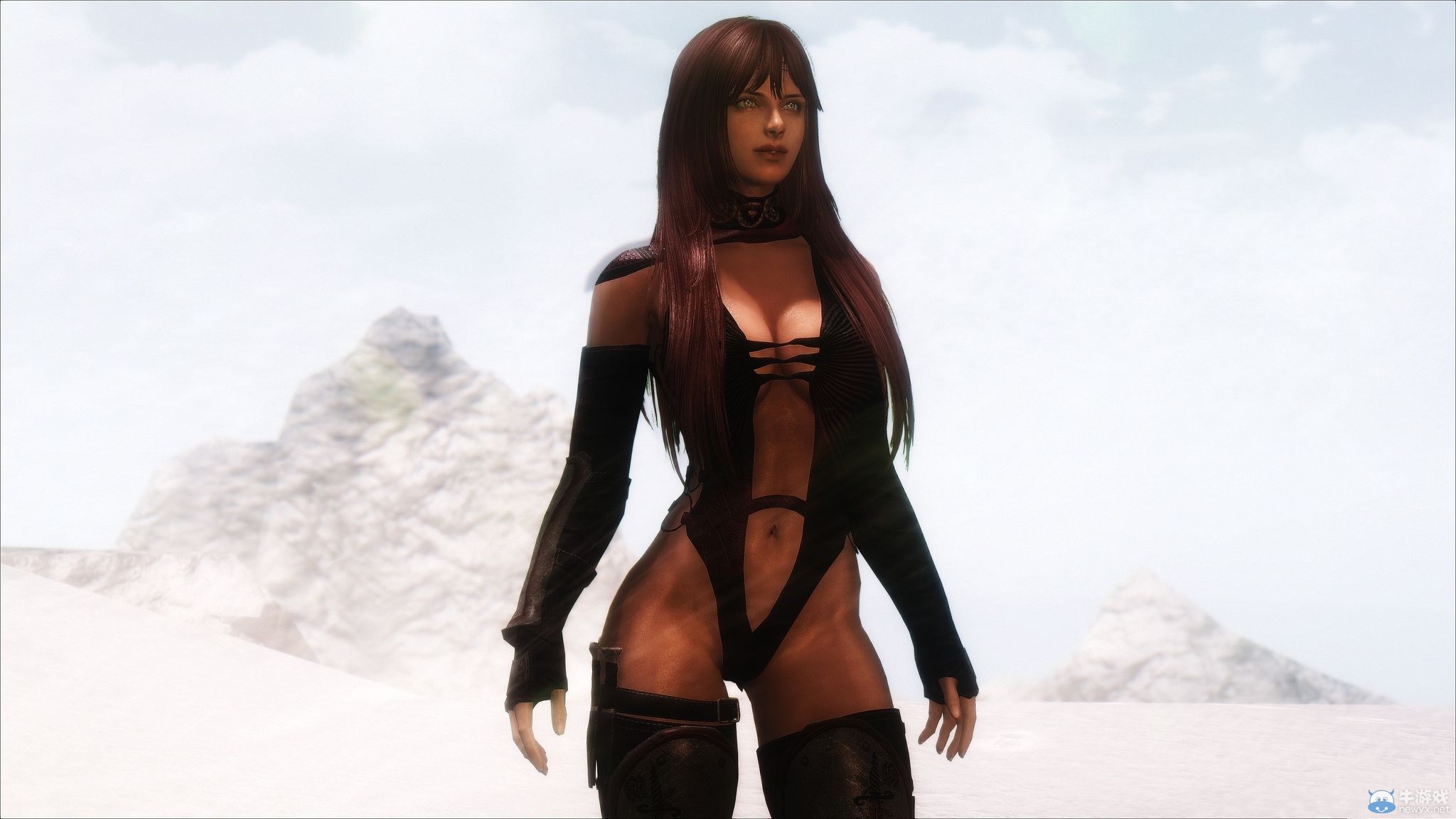 《上古卷軸5：天際》MOD美女圖：色彩艷麗引人遐想