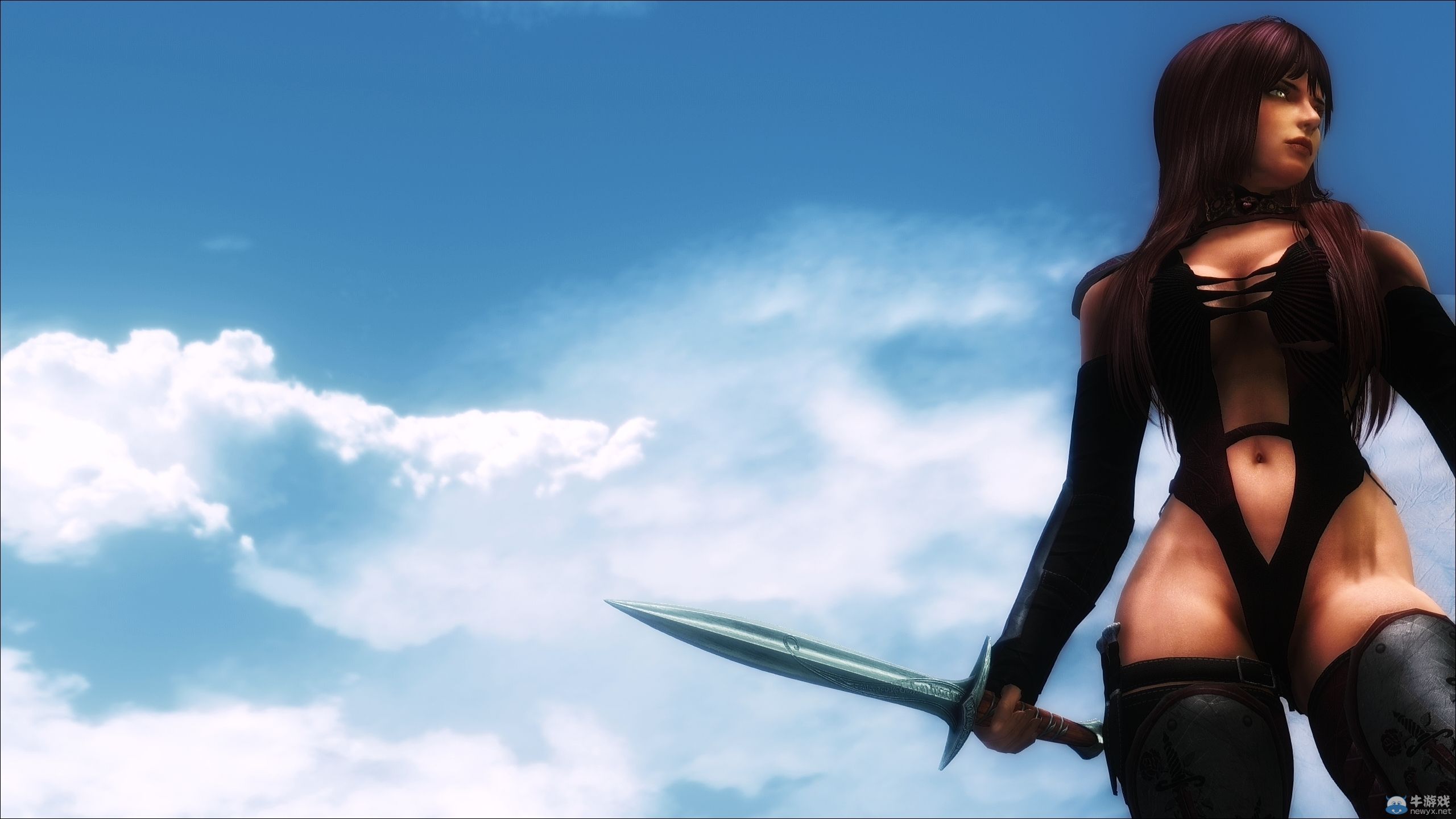 《上古卷軸5：天際》MOD美女圖：色彩艷麗引人遐想