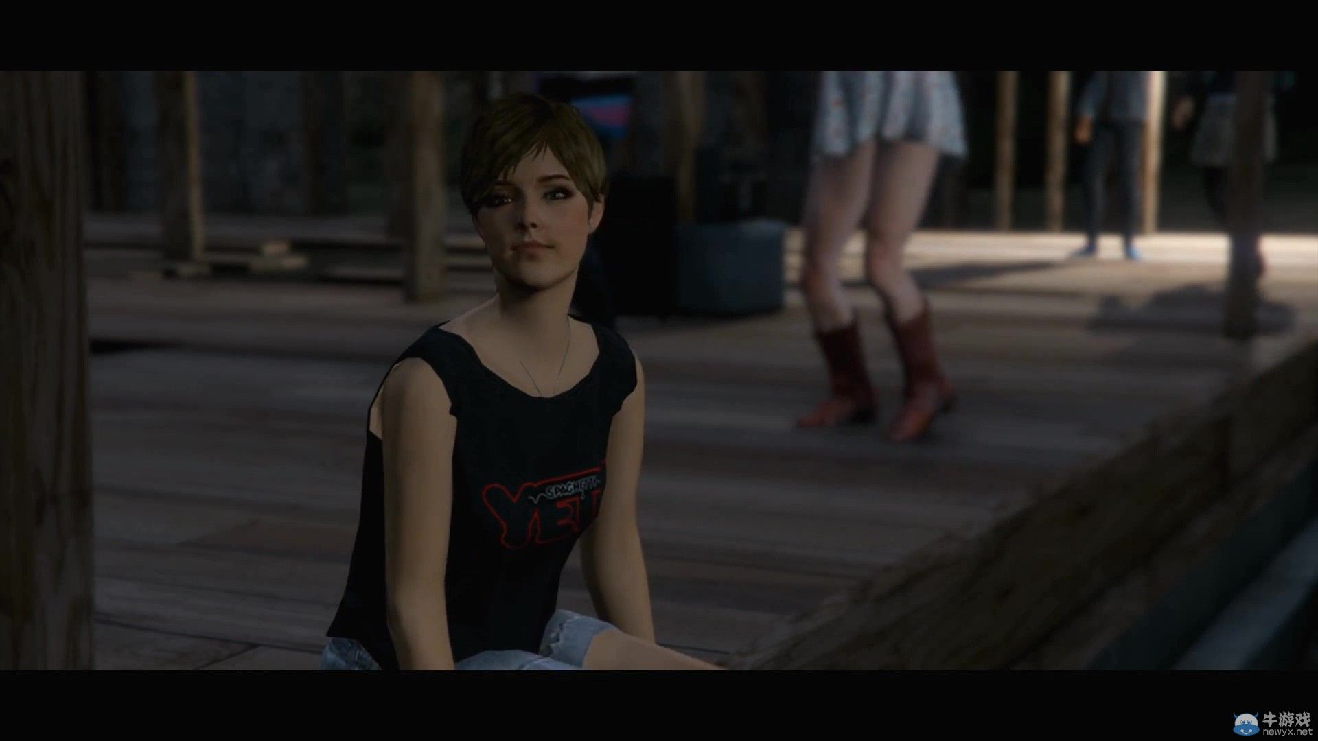 《俠盜獵車手5》（GTA5）夜幕下的罪惡都市：黑絲站街女浪情四溢