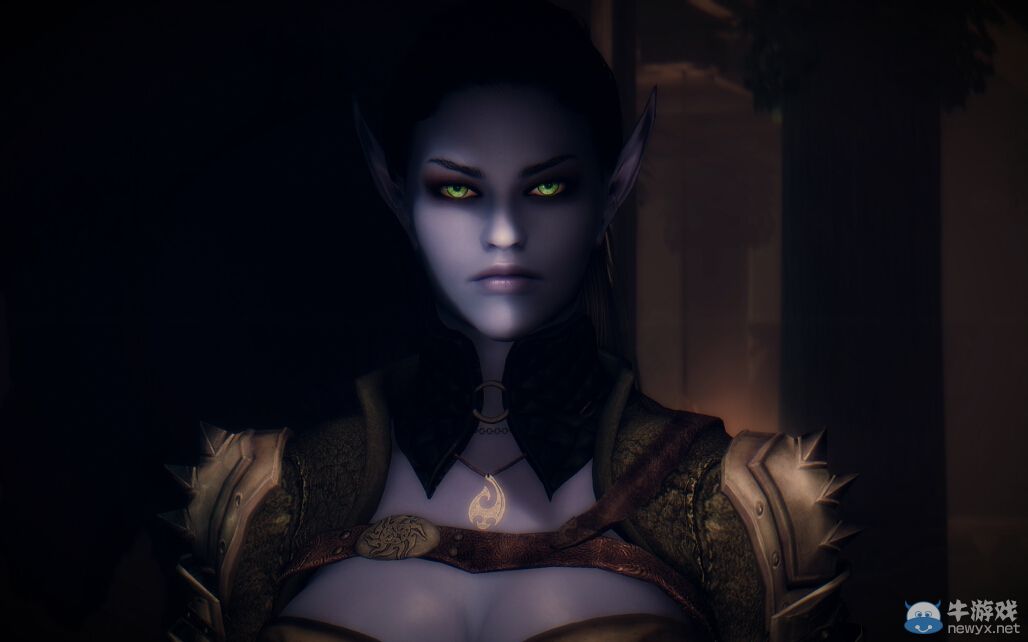 《上古卷軸5：天際》MOD美女圖：色彩艷麗引人遐想