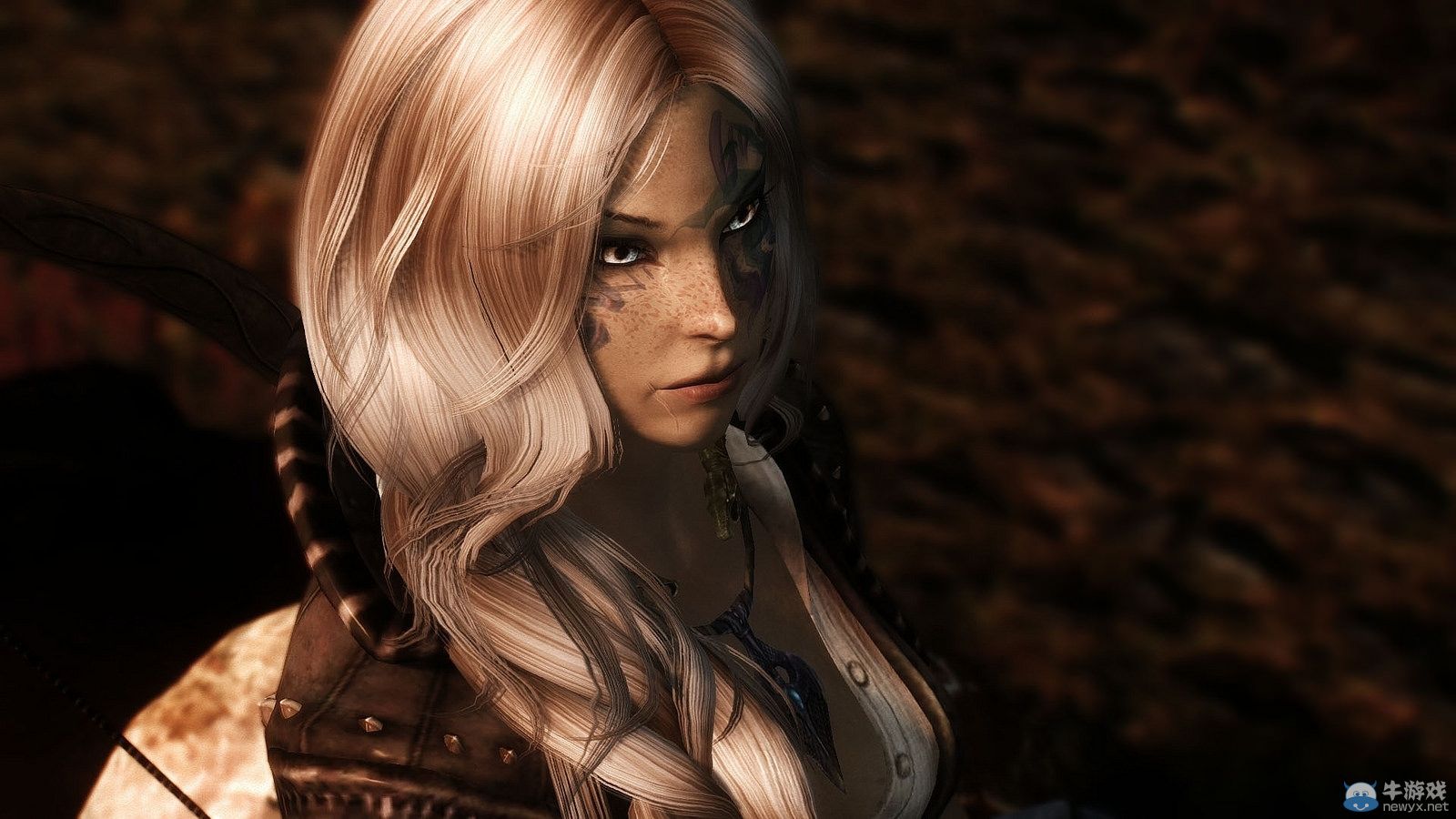 《上古卷軸5：天際》MOD美女圖：色彩艷麗引人遐想