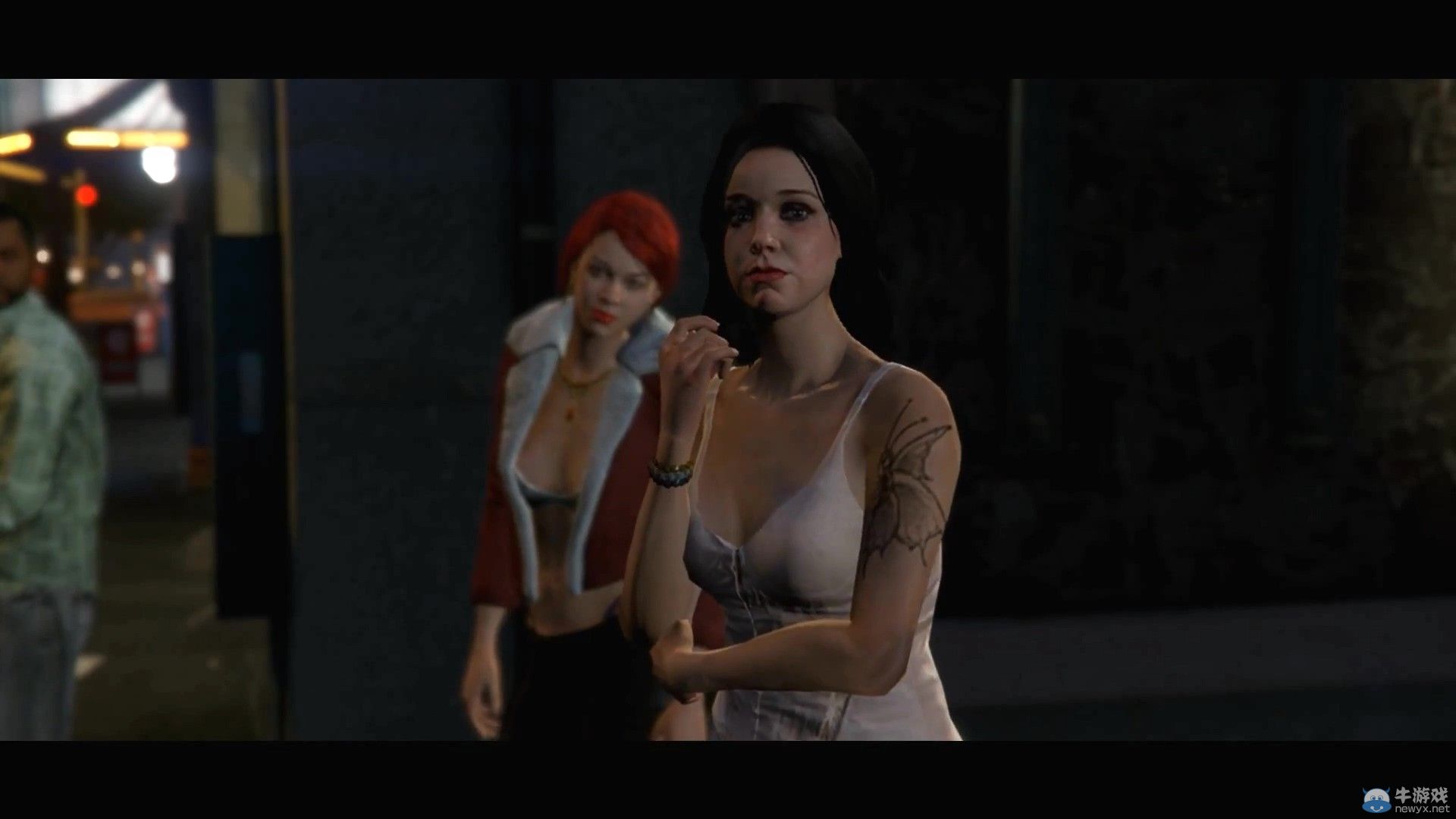 《俠盜獵車手5》（GTA5）夜幕下的罪惡都市：黑絲站街女浪情四溢