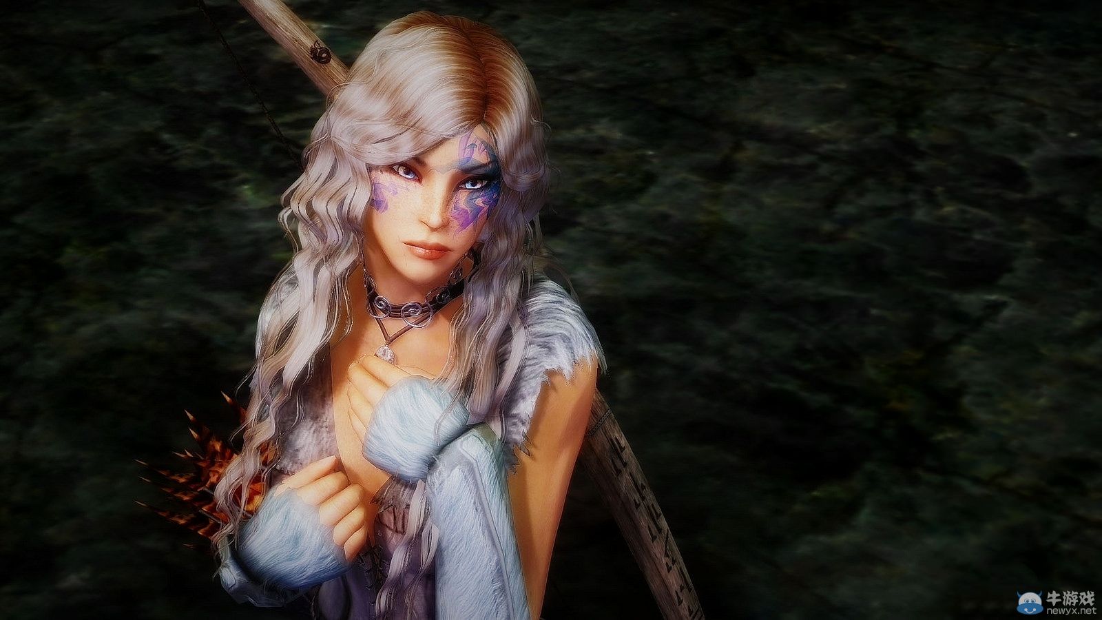 《上古卷軸5：天際》MOD美女圖：色彩艷麗引人遐想