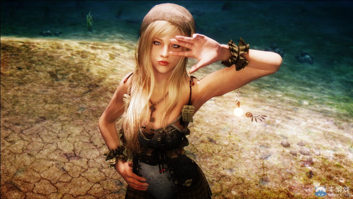 《上古卷軸5：天際》MOD美女圖：色彩艷麗引人遐想