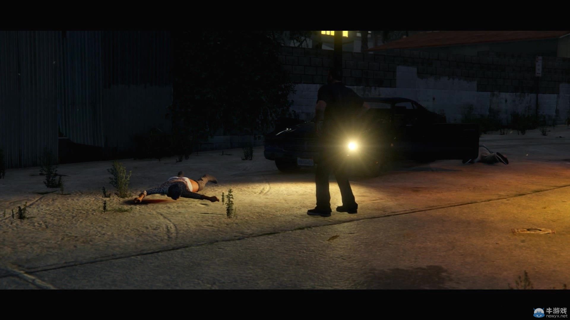 《俠盜獵車手5》（GTA5）夜幕下的罪惡都市：黑絲站街女浪情四溢