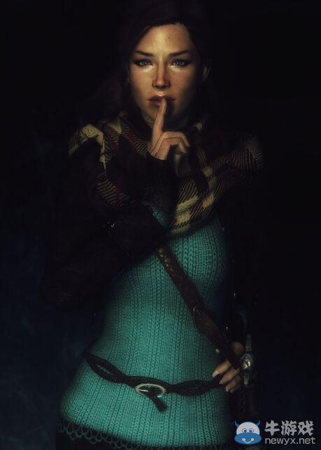 《上古卷軸5：天際》MOD美女圖：色彩艷麗引人遐想