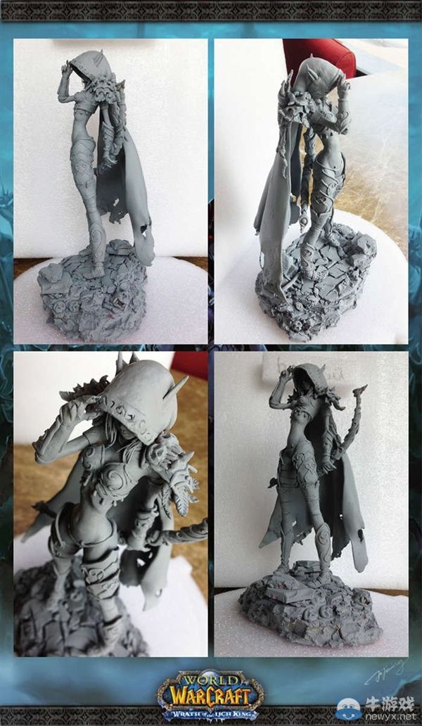 《魔獸世界》玩家自制希爾瓦娜絲雕塑：不輸官方!