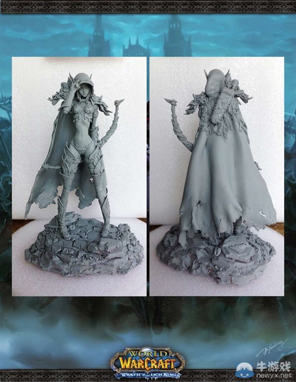 《魔獸世界》玩家自制希爾瓦娜絲雕塑：不輸官方!