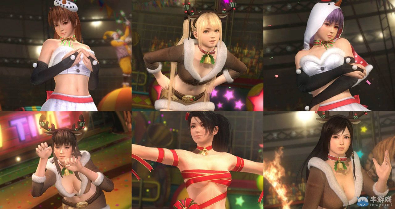 《死或生5：終極版》新版圣誕服裝DLC：含性感緞帶裝