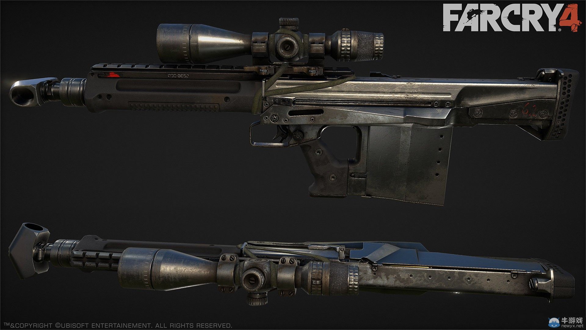 《孤島驚魂4》武器模型原圖大賞：男人都愛打槍