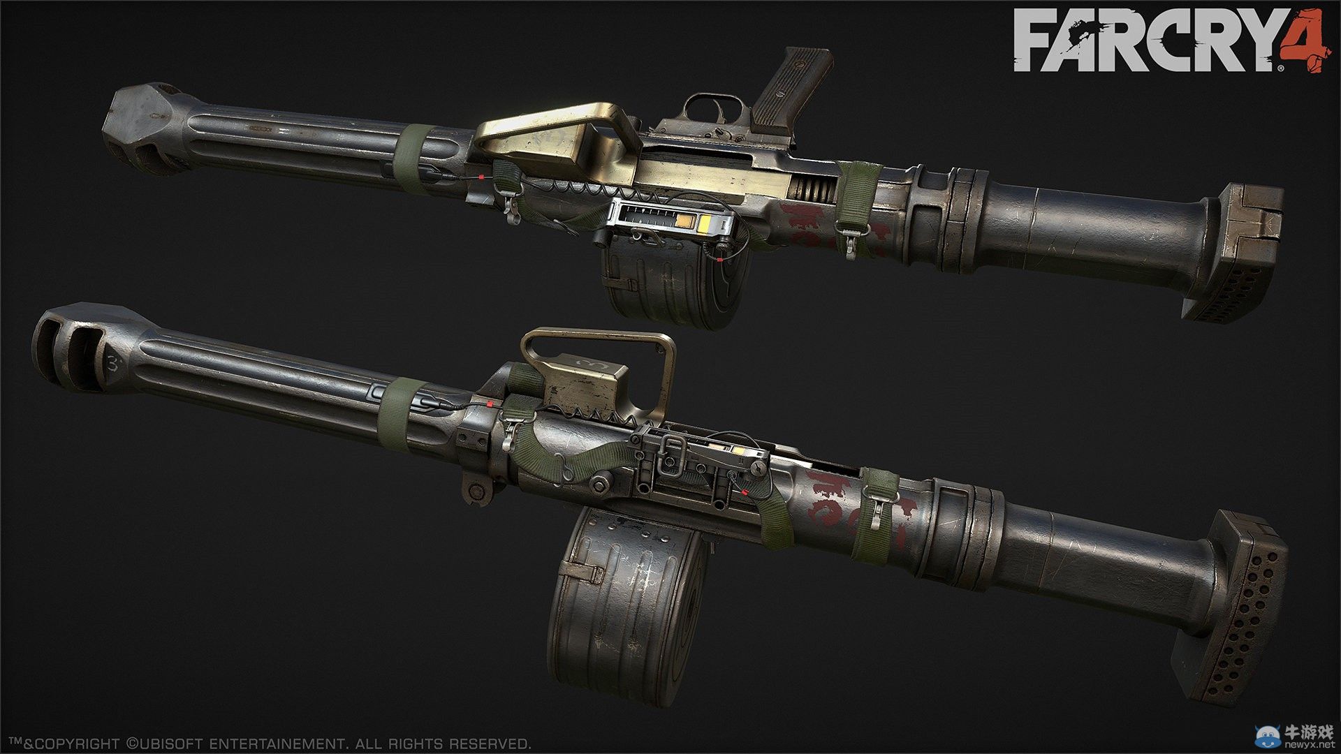 《孤島驚魂4》武器模型原圖大賞：男人都愛打槍