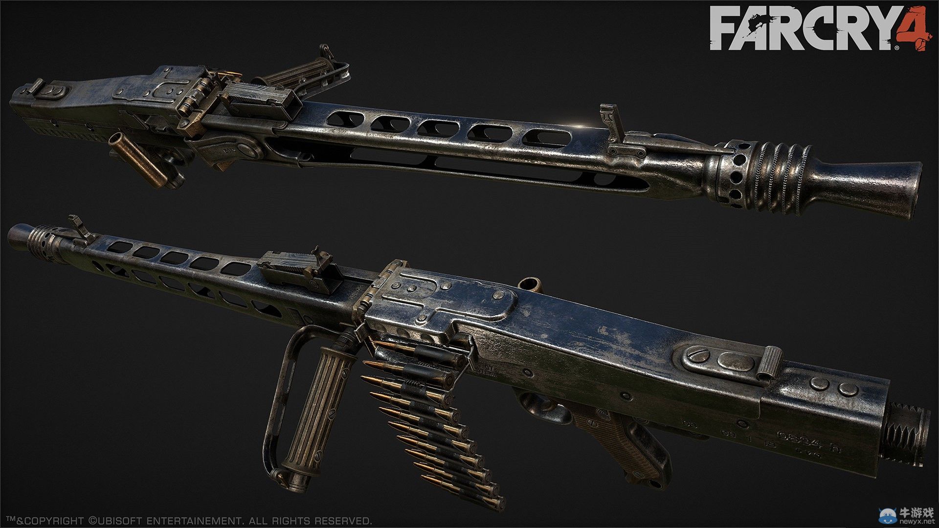 《孤島驚魂4》武器模型原圖大賞：男人都愛打槍