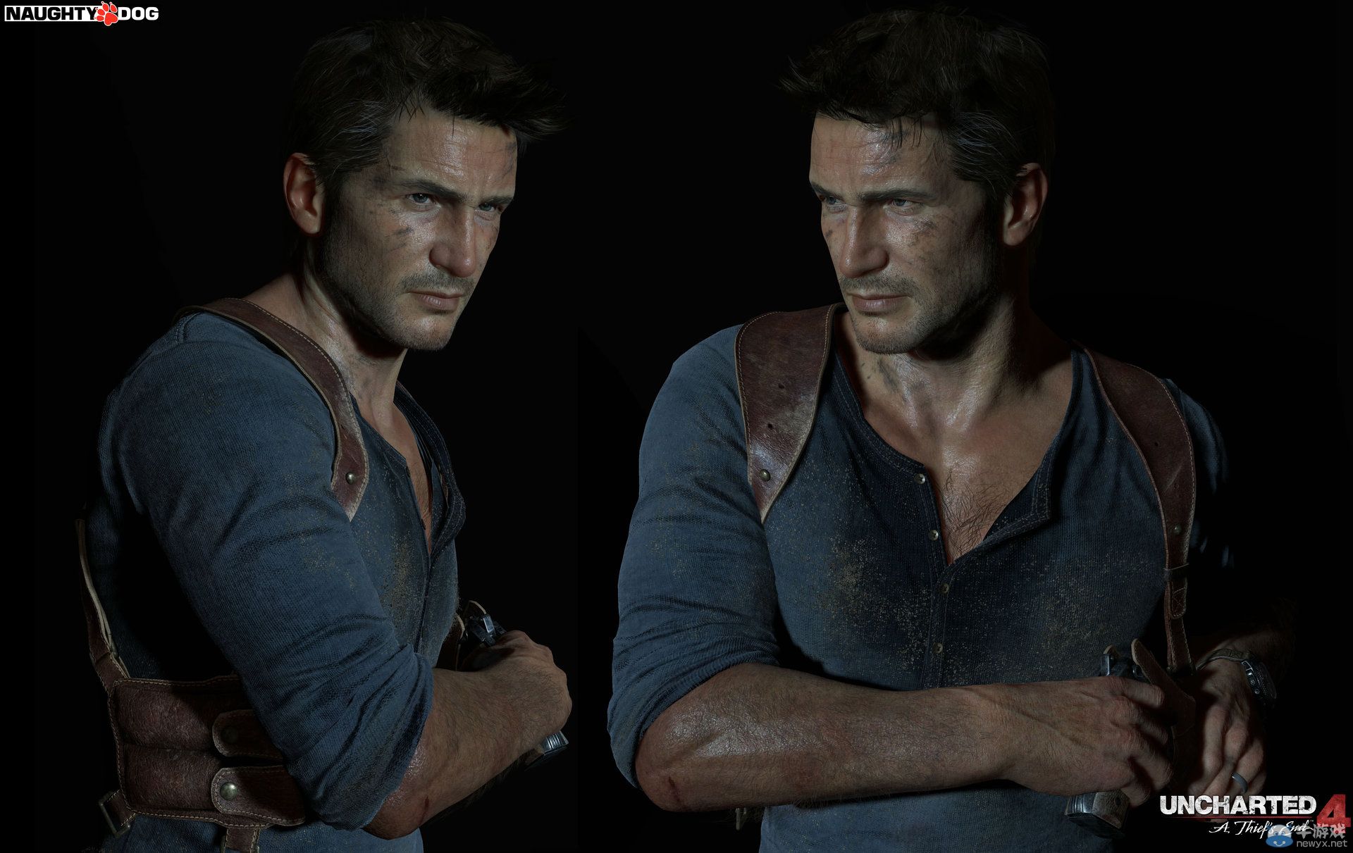 《神秘海域4：盜賊末路》德雷克高清建模圖曝光