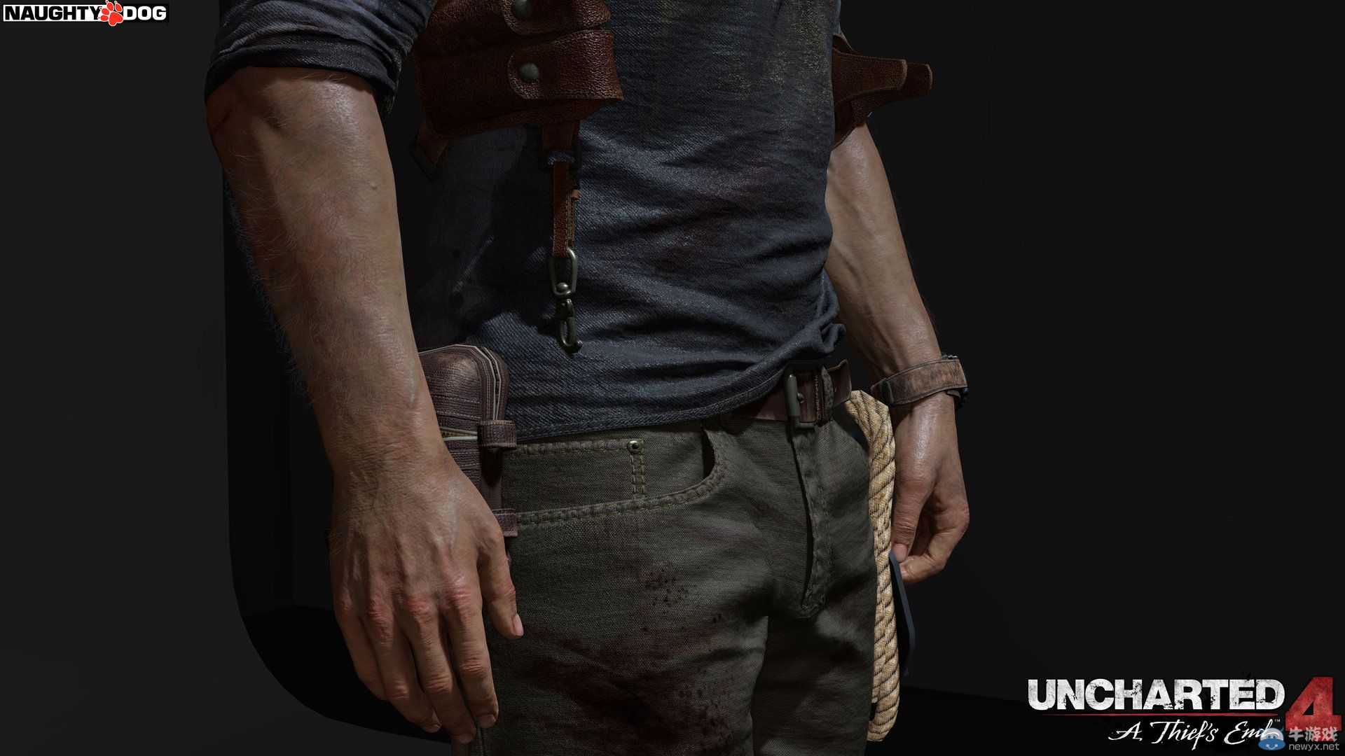 《神秘海域4：盜賊末路》德雷克高清建模圖曝光