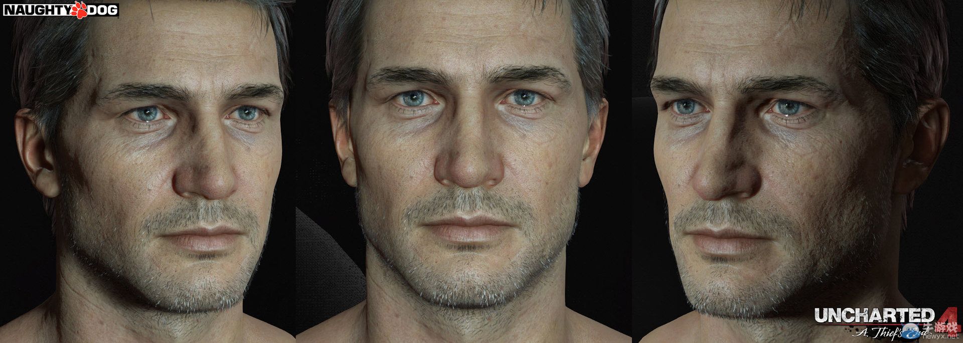 《神秘海域4：盜賊末路》德雷克高清建模圖曝光