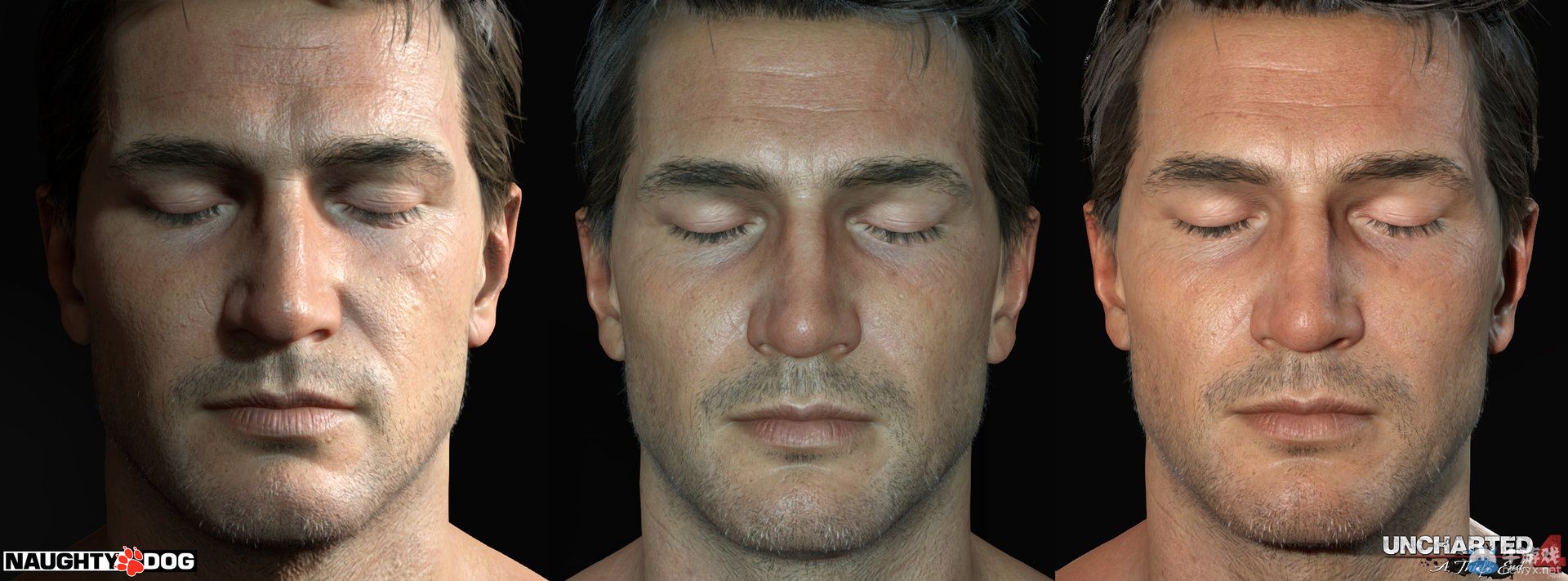 《神秘海域4：盜賊末路》德雷克高清建模圖曝光