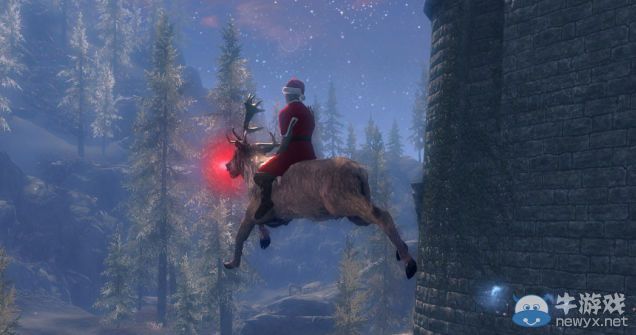 《上古卷軸5：天際》加入圣誕MOD：每個(gè)NPC都有禮物