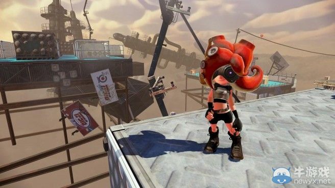 《噴射戰士》官方推特更新截圖：神秘女性登場