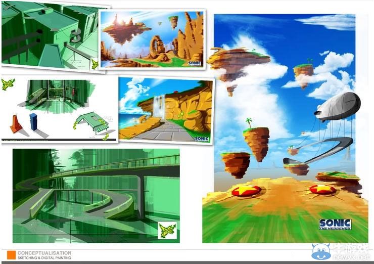 《索尼克與世嘉全明星賽車》早期藝術圖放出
