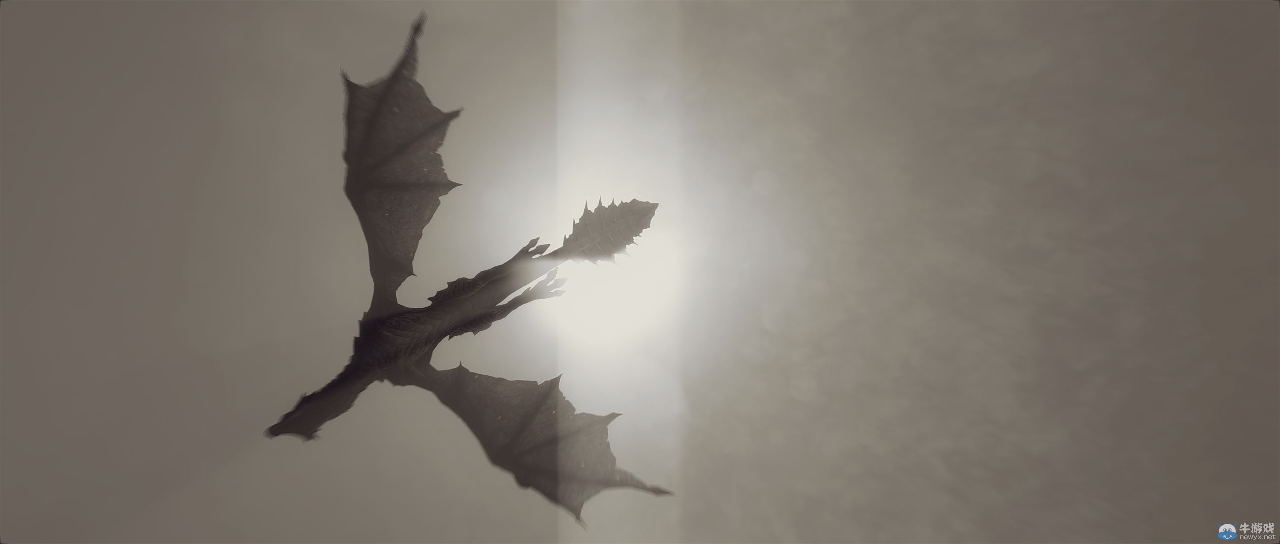 《上古卷軸5：天際》最新藝術截圖：柔和光影下的灰度美女