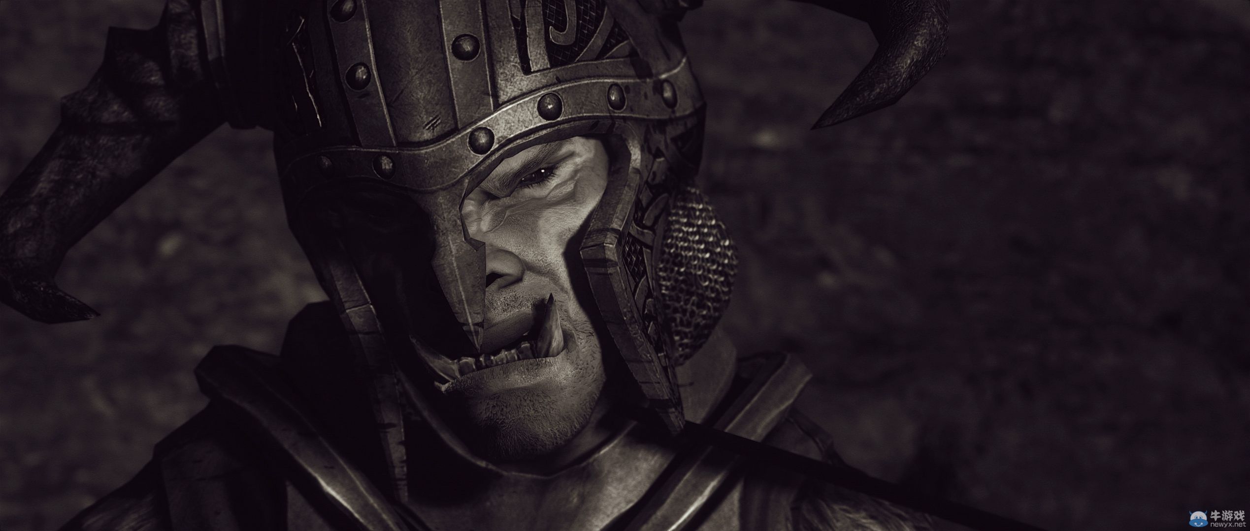 《上古卷軸5：天際》最新藝術截圖：柔和光影下的灰度美女