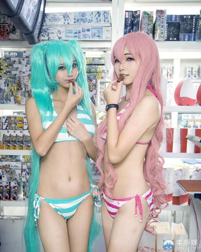 中國動漫店趕超日本 店員火辣泳裝攬顧客