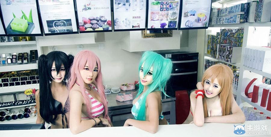 中國動漫店趕超日本 店員火辣泳裝攬顧客