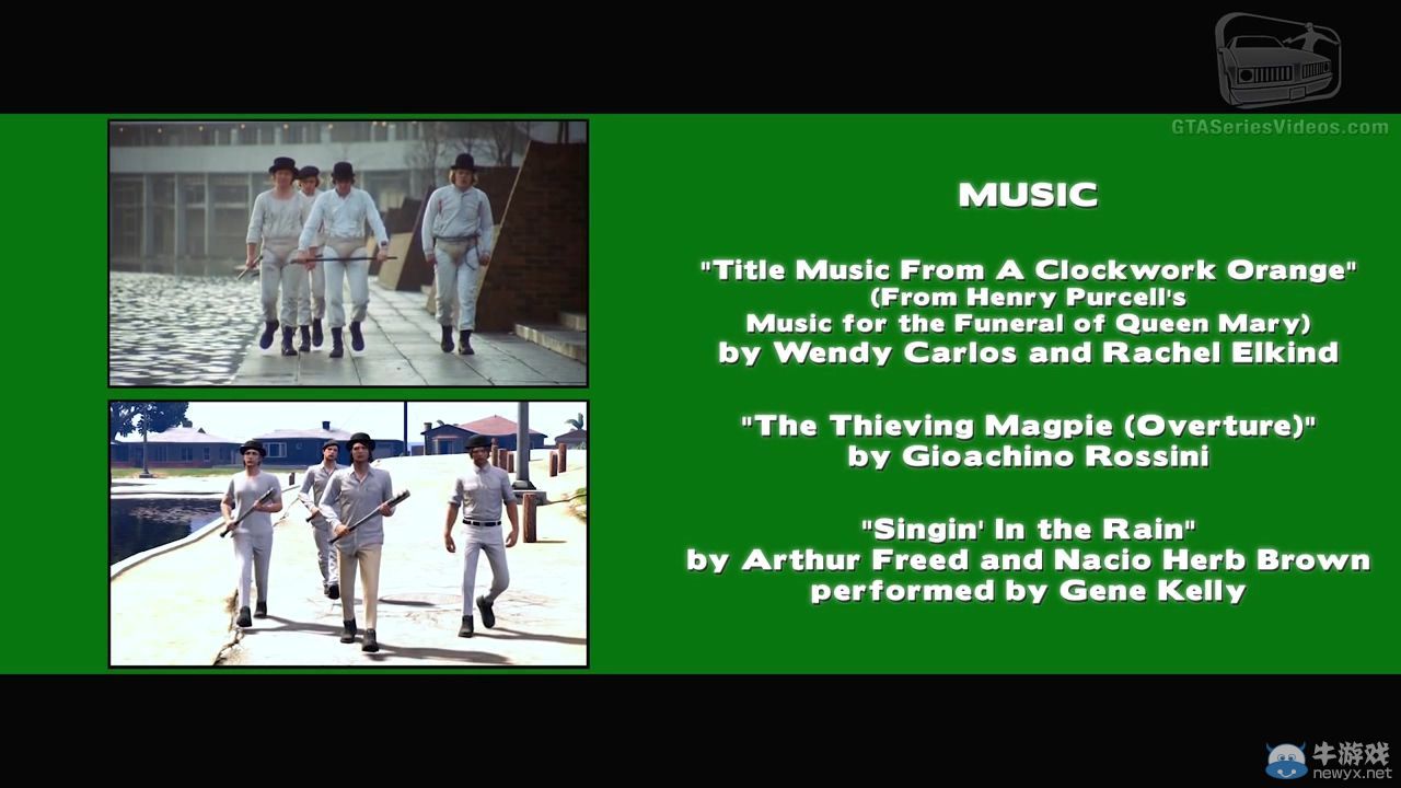 《俠盜獵車手5》重現《發條橙》：邪面殺馬特狂砍三條街