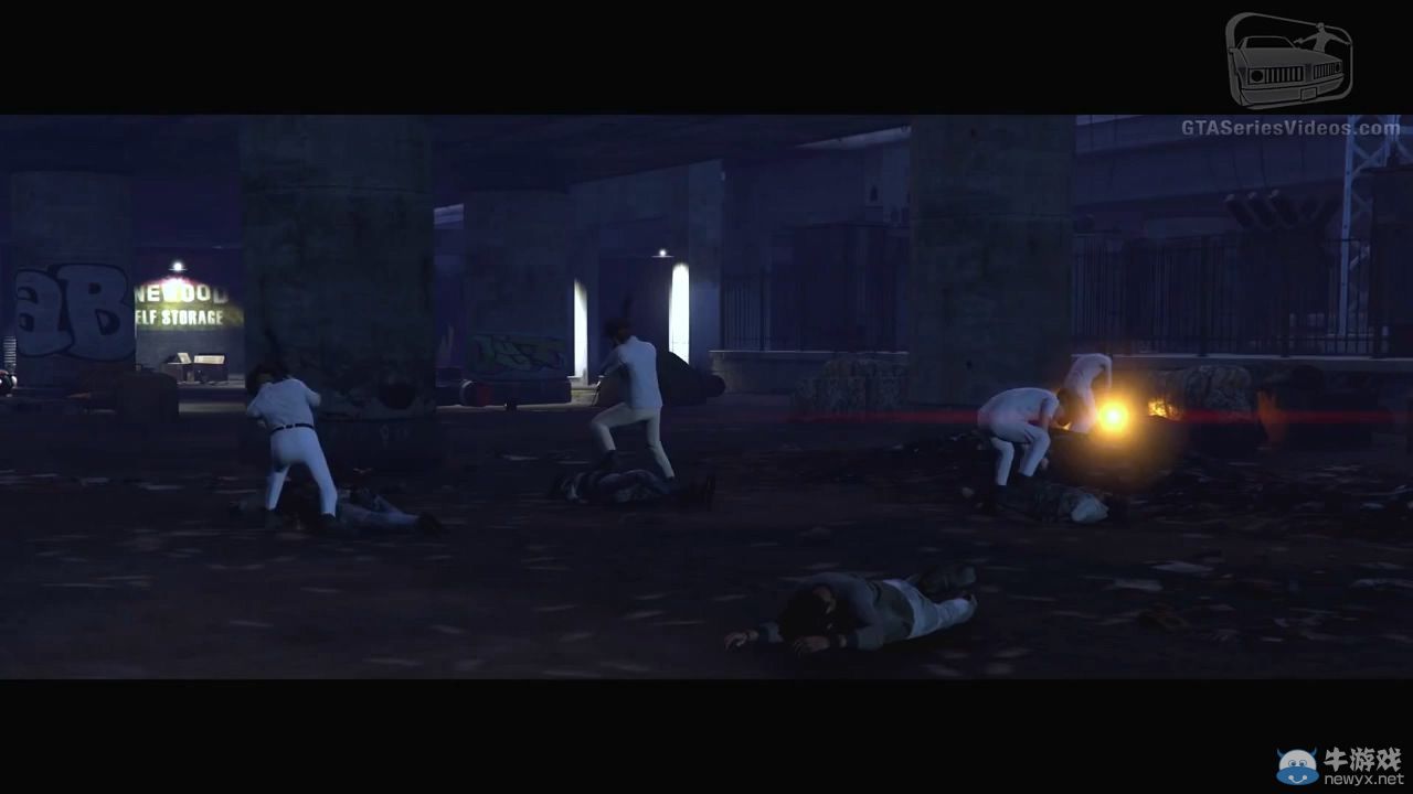 《俠盜獵車手5》重現《發條橙》：邪面殺馬特狂砍三條街