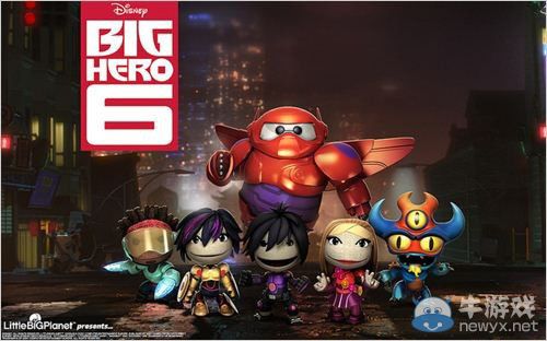 《超能陸戰隊》小隊套裝登陸《小小大星球3》