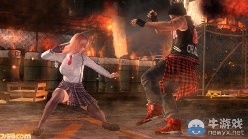 《死或生5：最后一戰》新角色學生妹大招演示：掄起美腿玩變裝