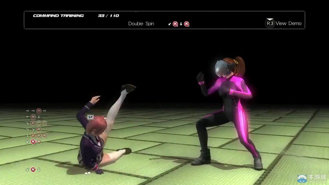 《死或生5：最后一戰》新角色學生妹大招演示：掄起美腿玩變裝