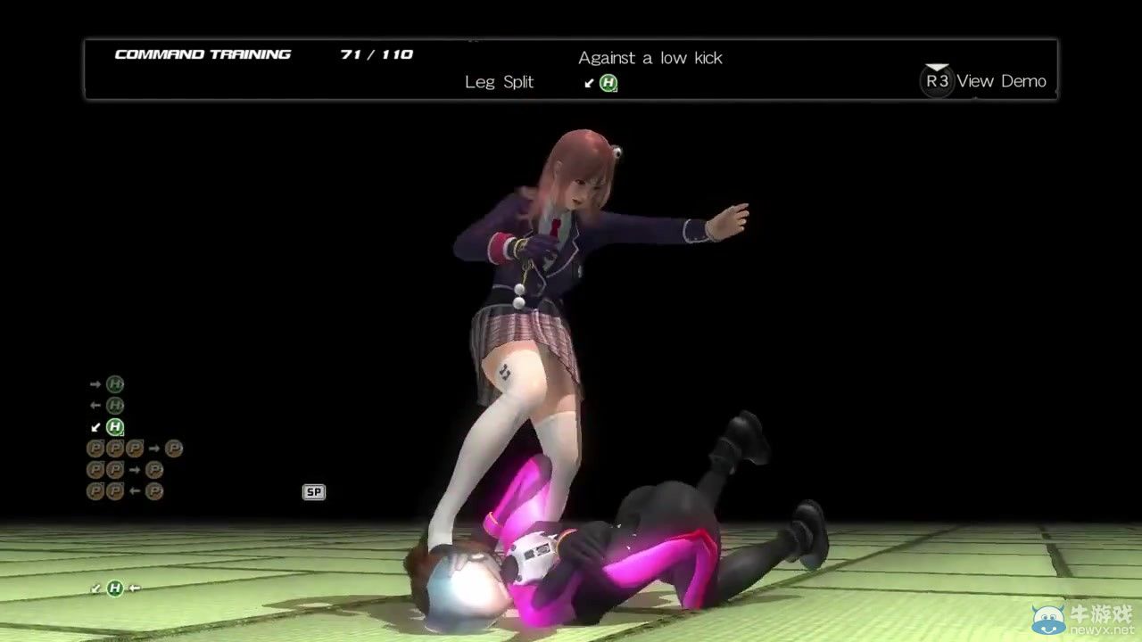 《死或生5：最后一戰》新角色學生妹大招演示：掄起美腿玩變裝