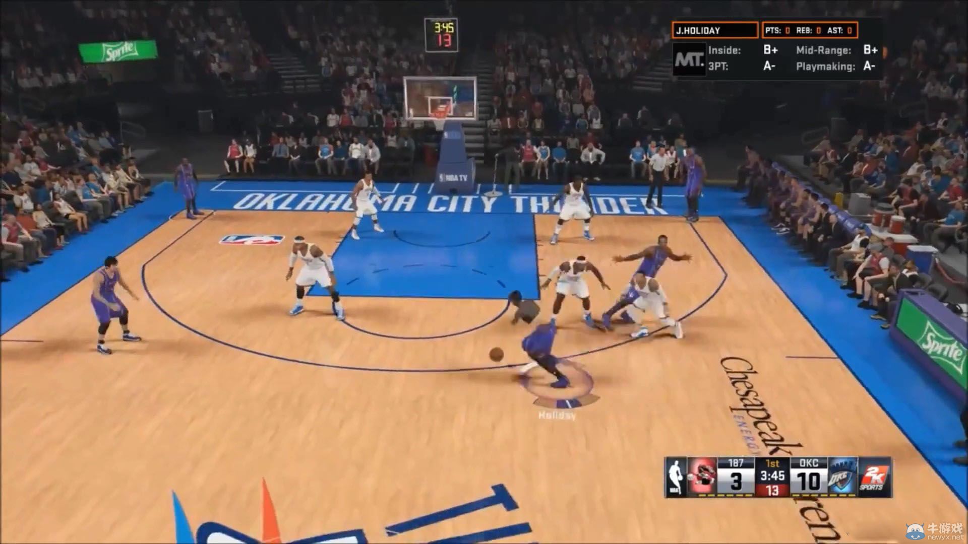 《NBA 2K15》奇葩BUG演示 斷臂也要打籃球
