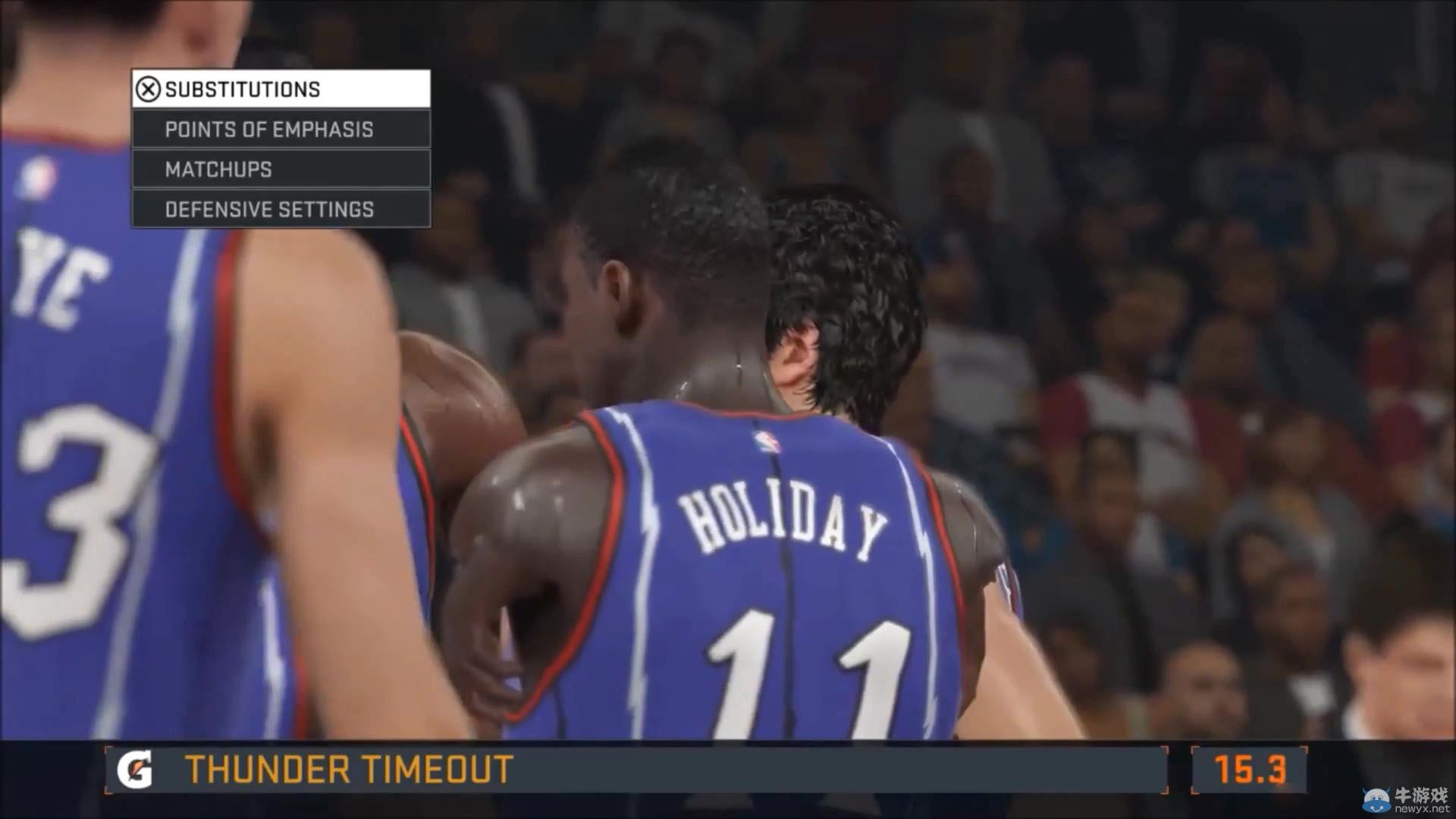《NBA 2K15》奇葩BUG演示 斷臂也要打籃球