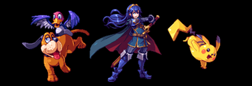 《任天堂明星大亂斗》海量像素風人物圖片曝光！