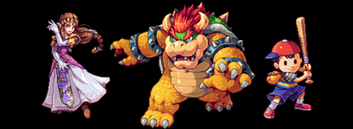 《任天堂明星大亂斗》海量像素風人物圖片曝光！