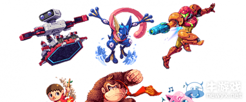 《任天堂明星大亂斗》海量像素風人物圖片曝光！