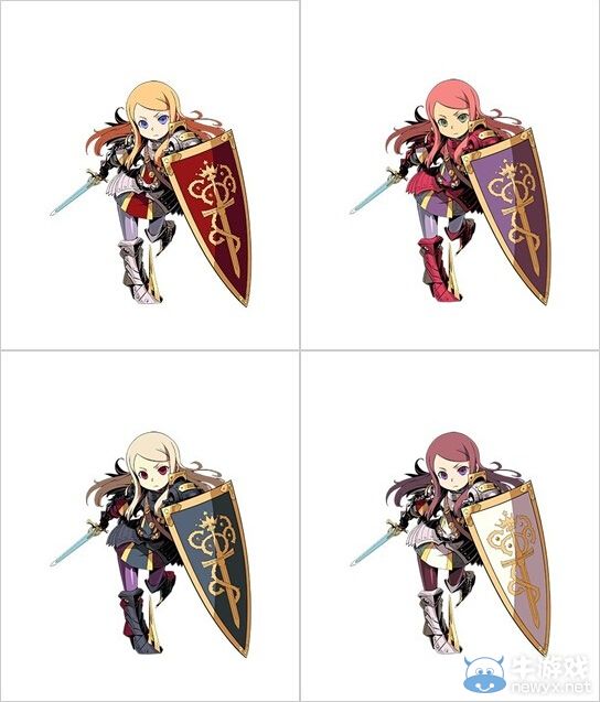 《世界樹(shù)與不可思議的迷宮》全職業(yè)設(shè)定圖合集