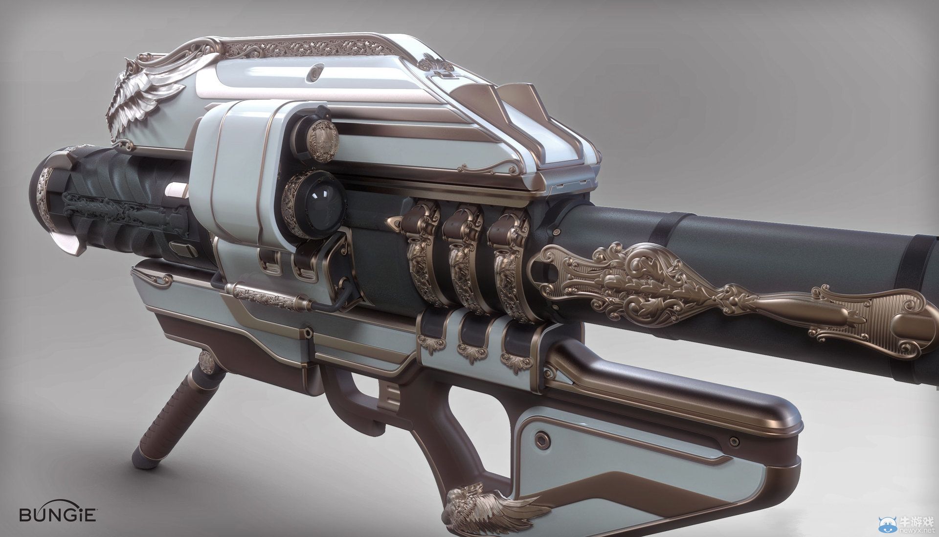 《命運》藝術設定師放出游戲中武器高清建模圖