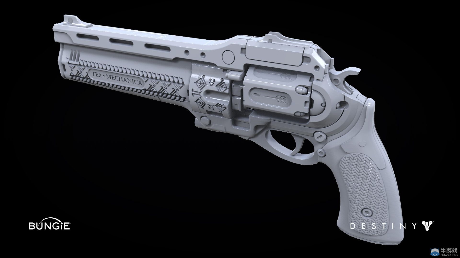 《命運》藝術設定師放出游戲中武器高清建模圖