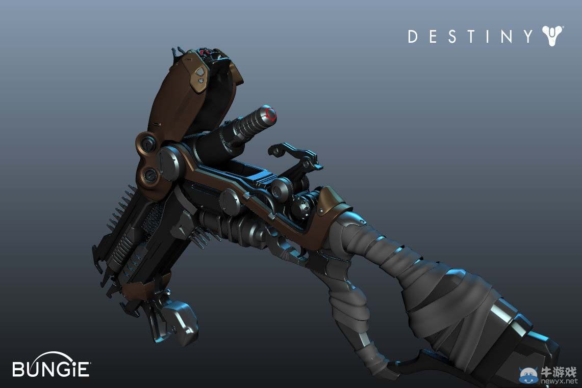 《命運》藝術設定師放出游戲中武器高清建模圖